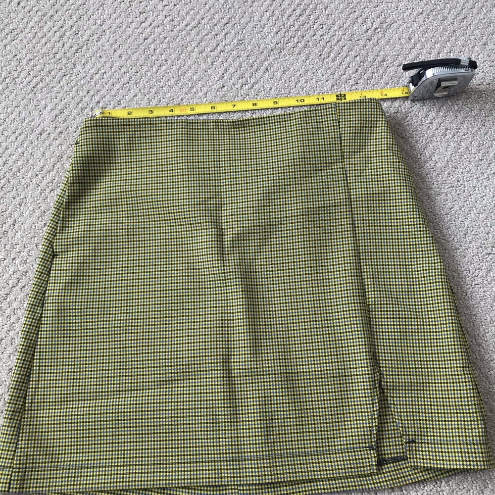 Urban outfitter checkered mini skirt